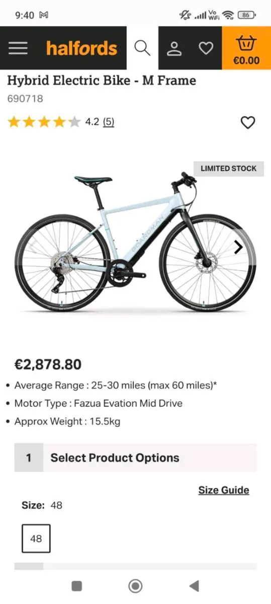 Boardman HYB 8.9 E-bike like new - Image 2