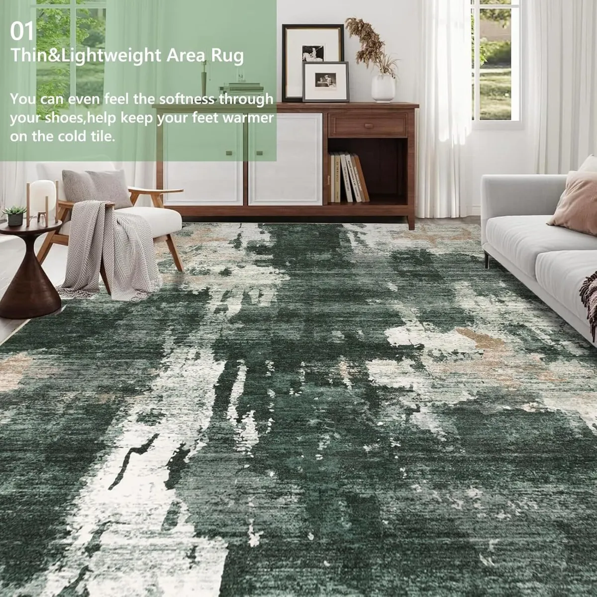 240x340cm Large Modern Abstract Rugs Living Room - Image 2