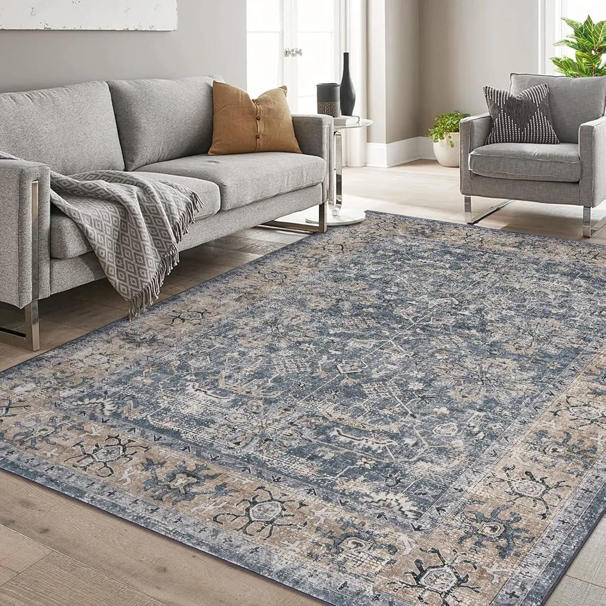 Washable Rug Rugs Living Room Carpet for Bedroom - Image 3