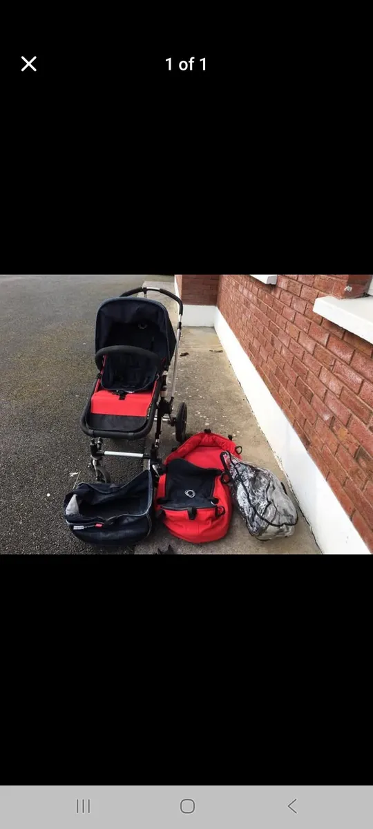 Maxicosi base, car-seat and bugaboo buggy - Image 2