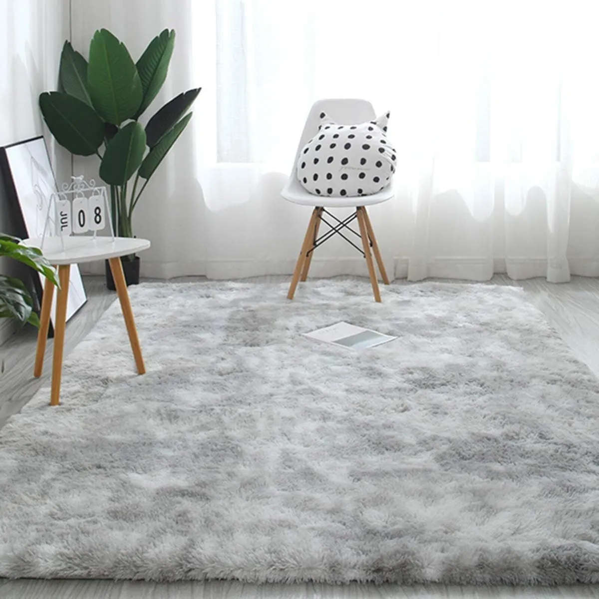 Area Rugs Fluffy Bedroom Carpet Soft Floor Mat - Image 1