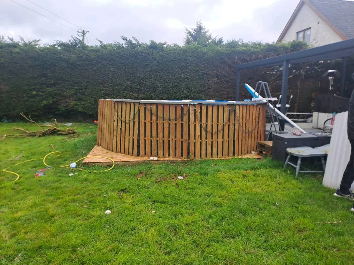 Intex 15ft pool - Image 1