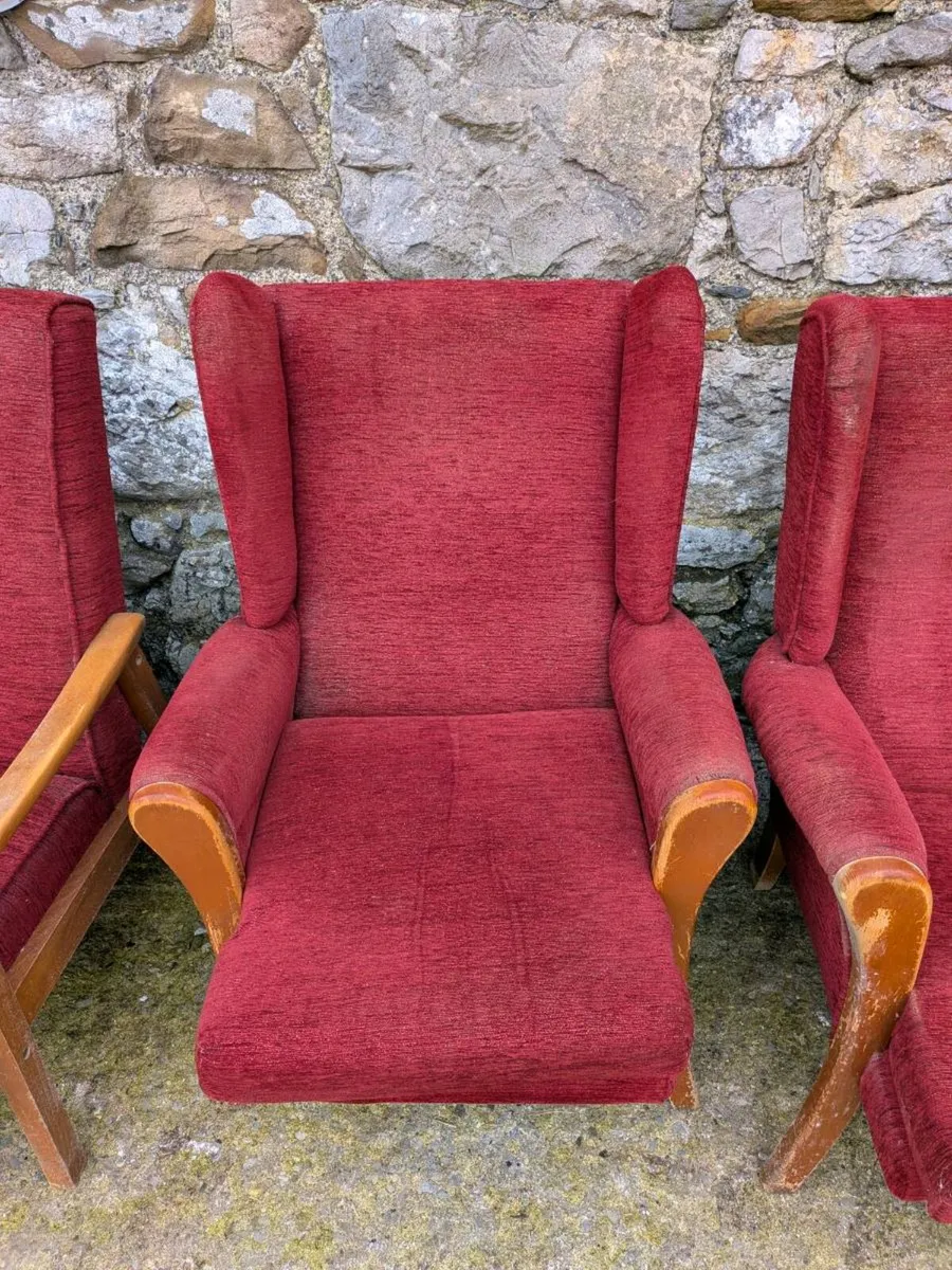 Two Seater and Arm Chairs - Image 3