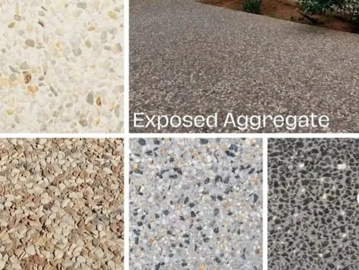 Exposed aggrete concrete - Image 2