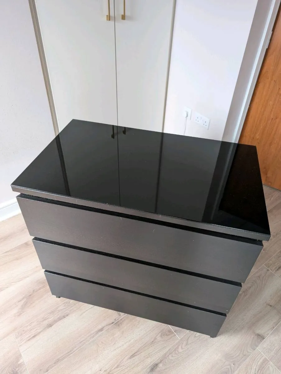 Ikea Malm chest of 3 drawers - Image 4
