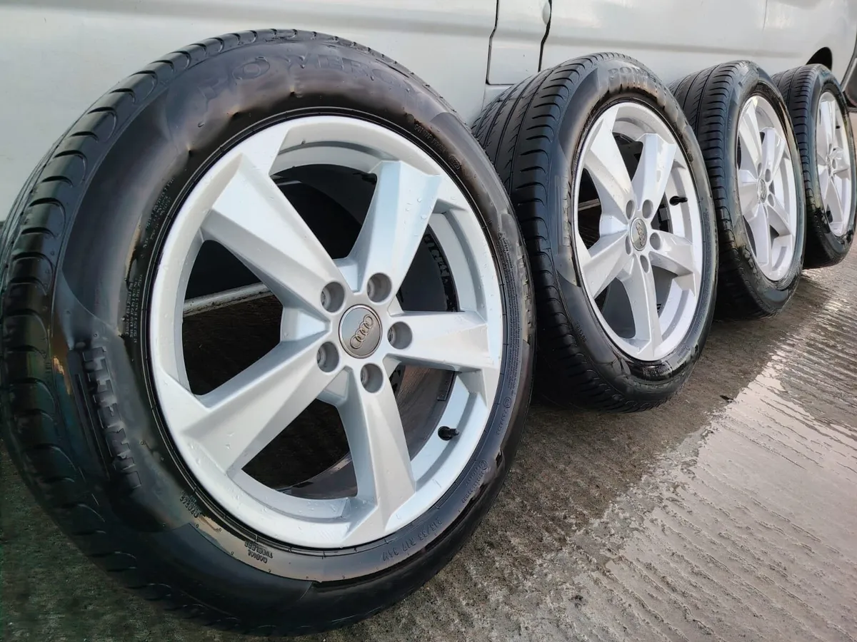 17" Audi Q2 alloy wheels with Pirelli tyres - Image 1
