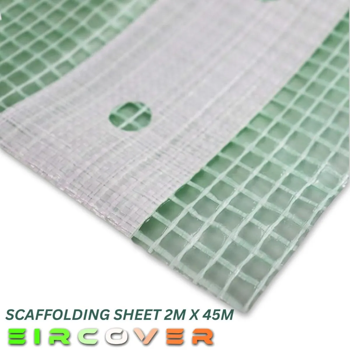 Scaffold Sheeting 2m x 45m  (7'-148') Clear 170gsm - Image 1