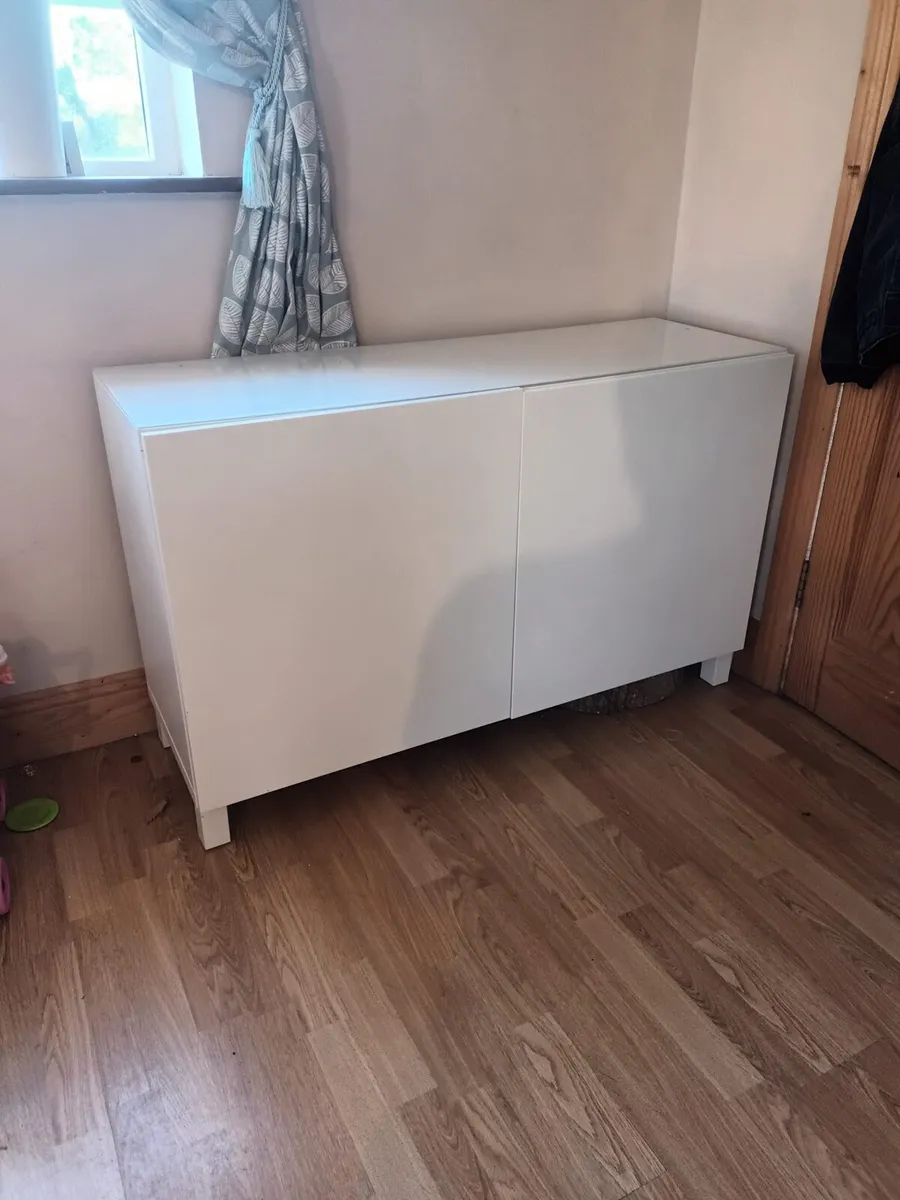 Ikea Besta white sideboard - Image 1