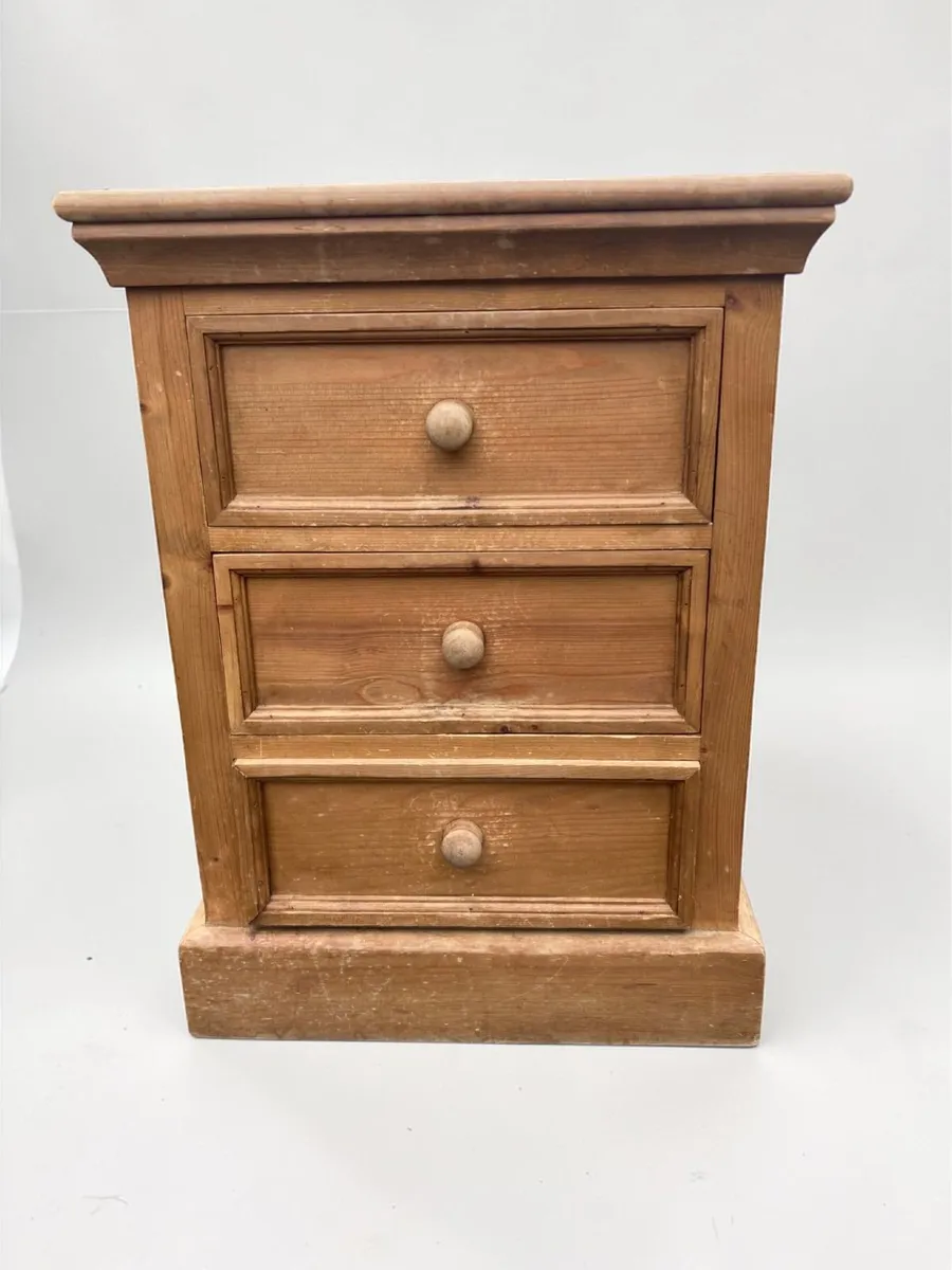 Pine Locker - 3 Drawer - Image 1