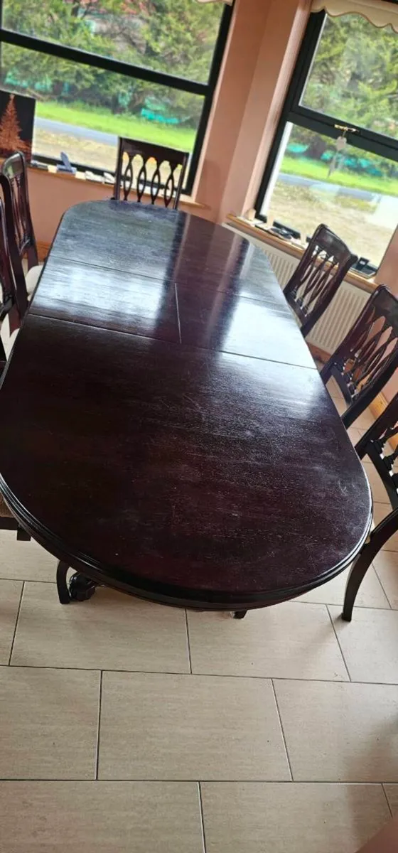 Vintage Mahogany Table - Image 1