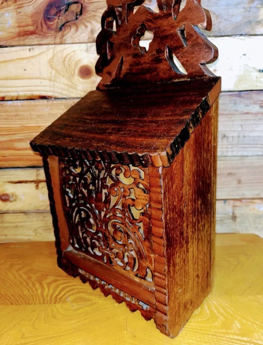 Late 19th Century Wall Mounted Box - Image 1