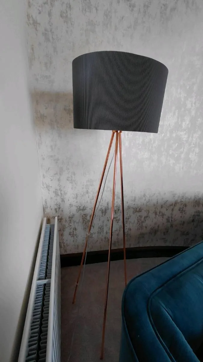 NEXT table lamps with matching standing lamp - Image 3