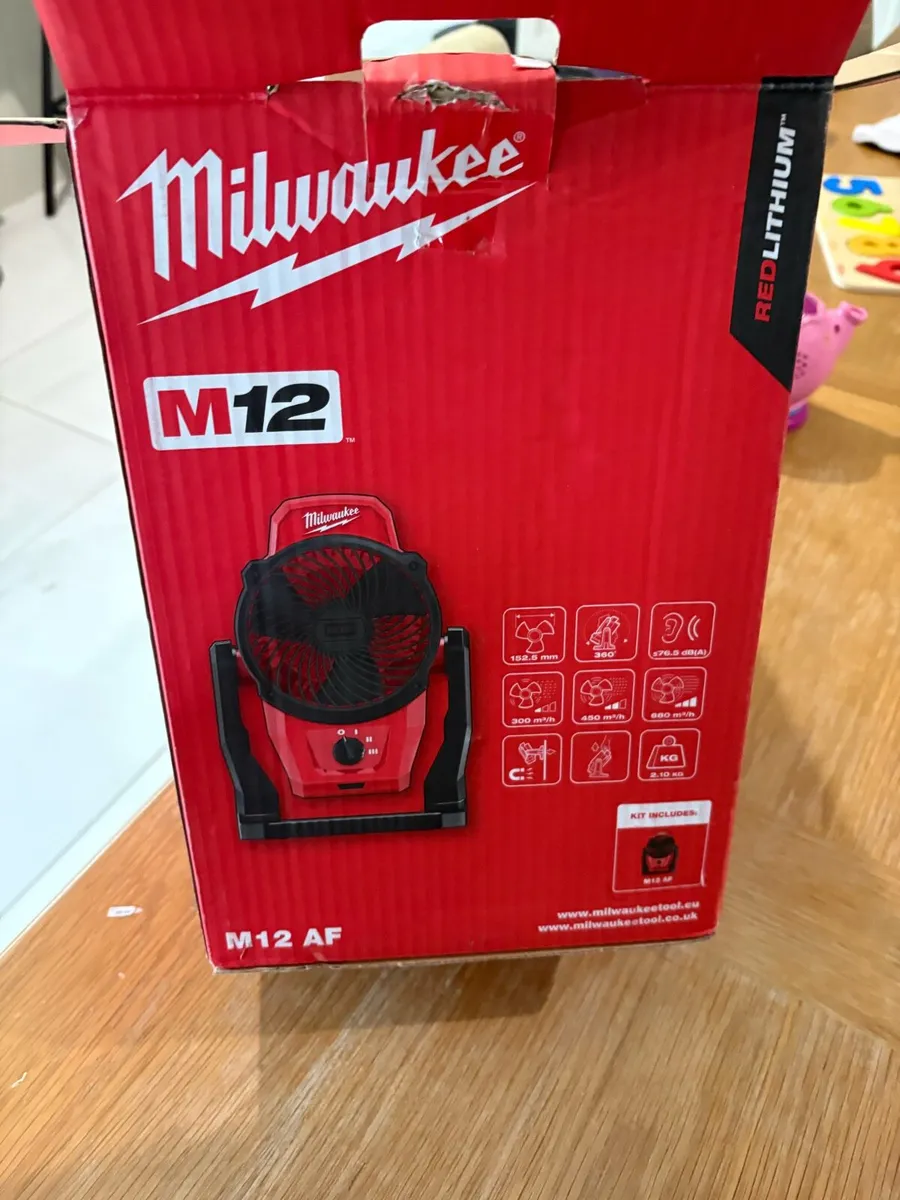 Milwaukee fan body only - Image 2
