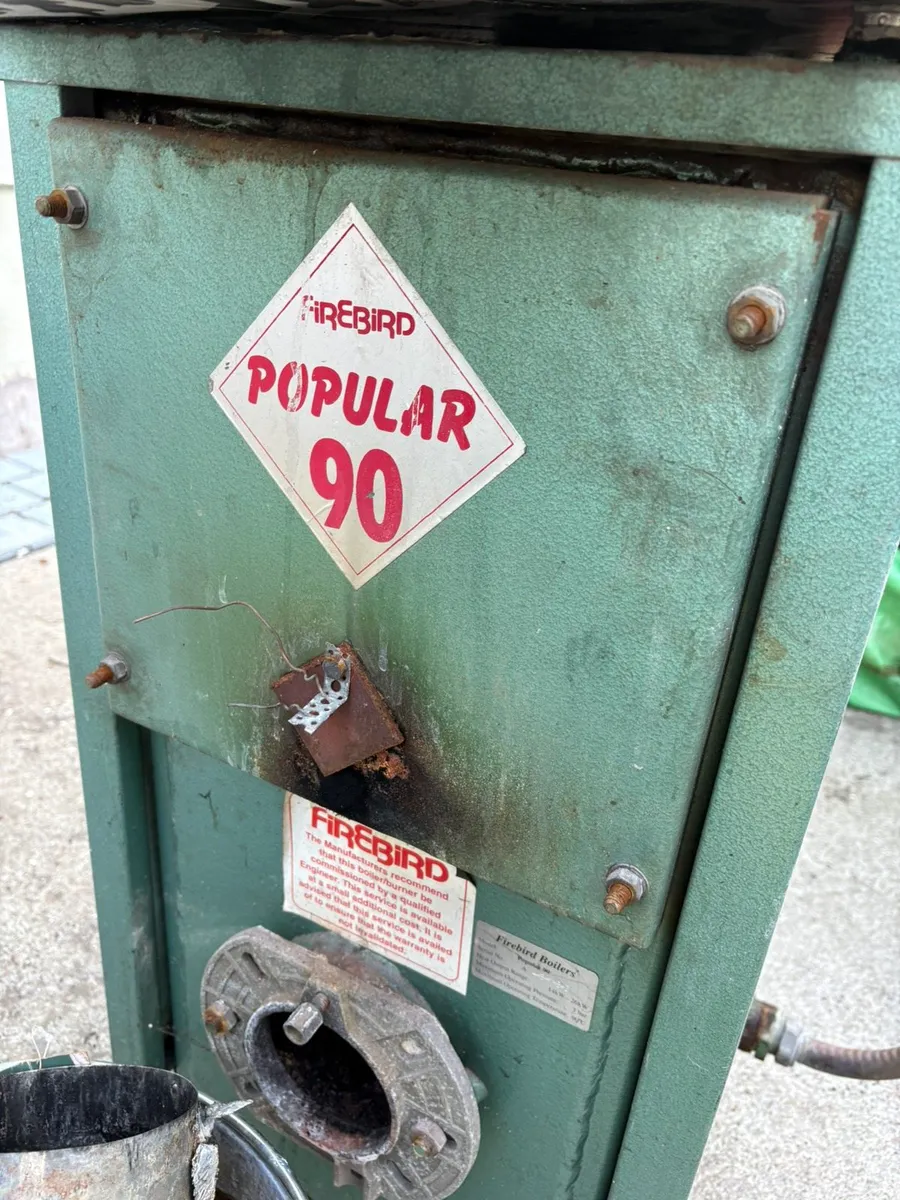 1000 lt oil tank and firebird boiler - Image 1