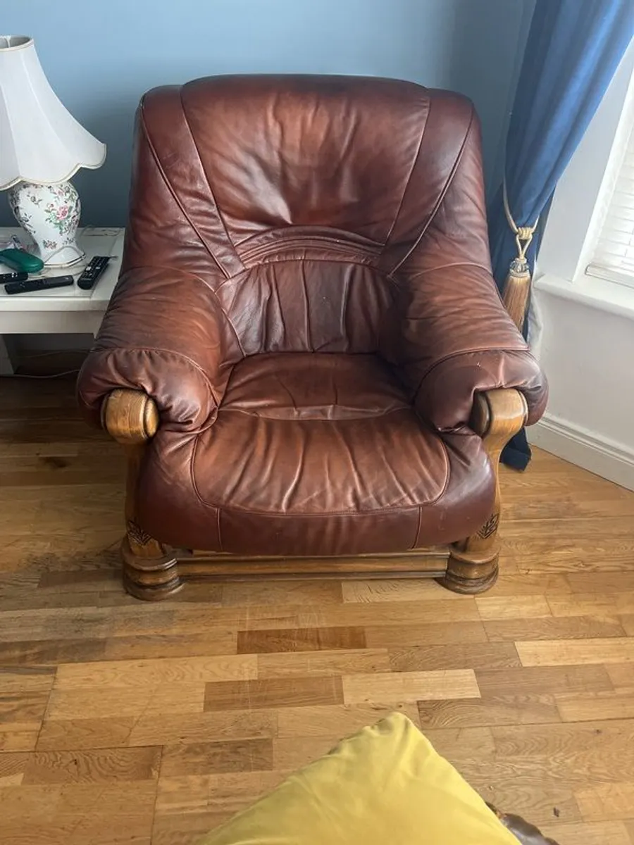 Leather Armchairs - Image 2