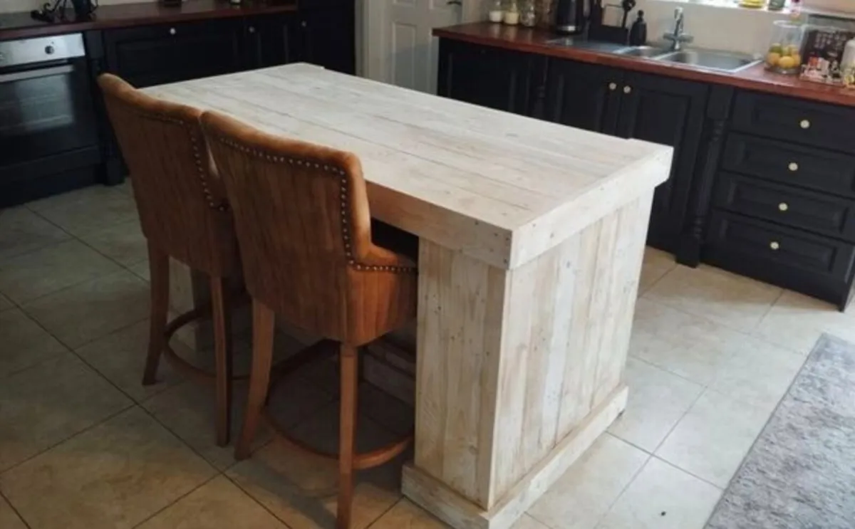 Handmade rustic space saver island - Image 4