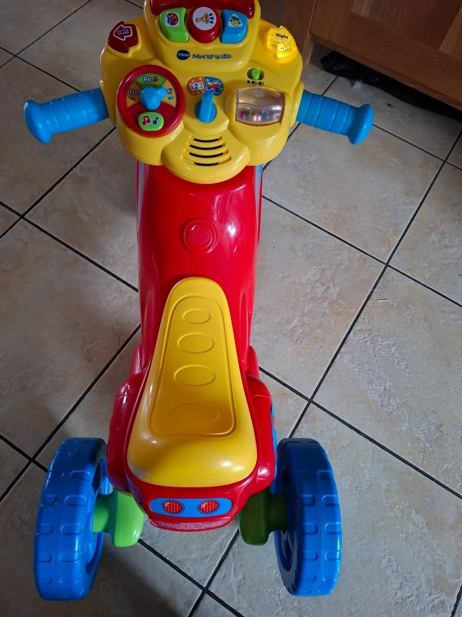 V tech childrens motorbike - Image 1