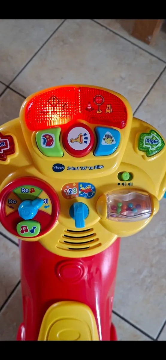 V tech childrens motorbike - Image 2