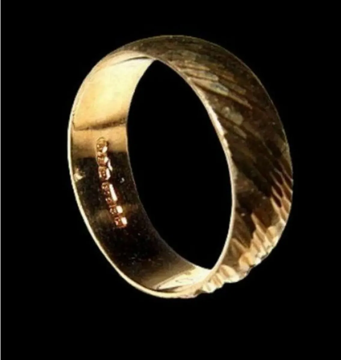 Vintage 9ct Gold Hallmarked Wedding Ring - Image 3