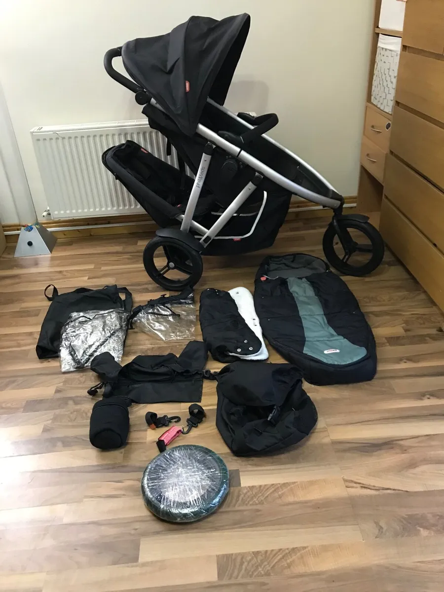 Buggy double Phil and teds - Image 1