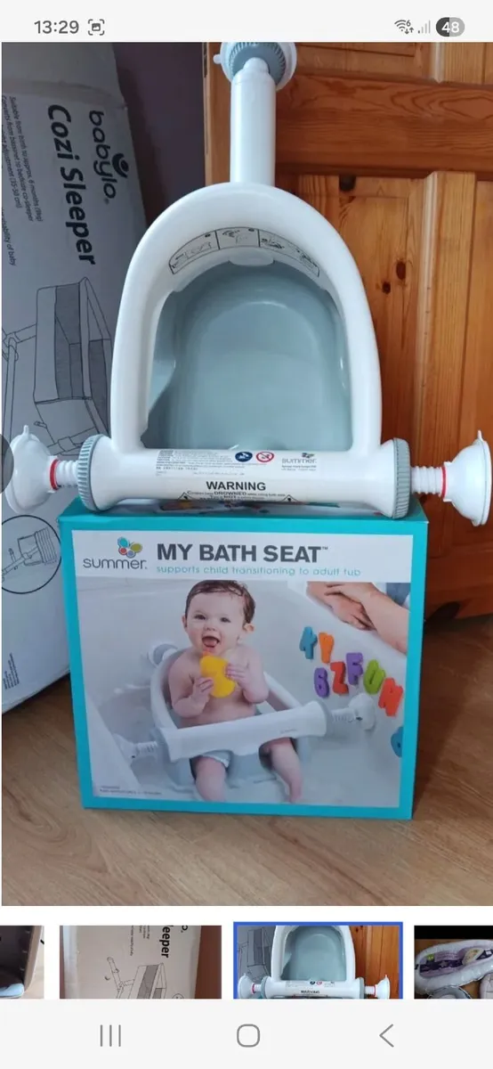 Baby bath seat