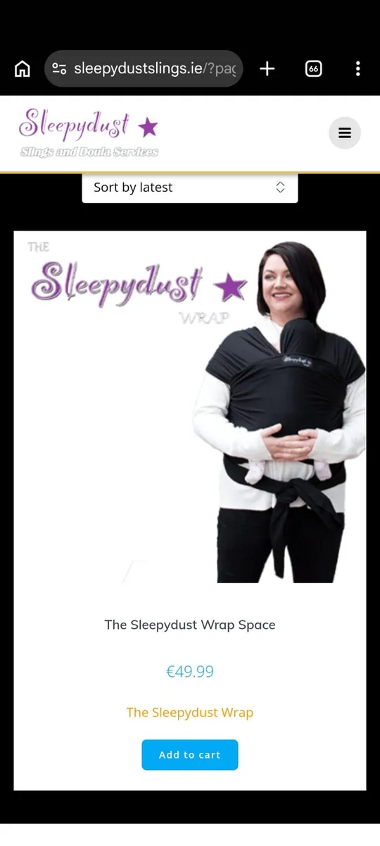 Sleepydust Baby Wrap - Image 1