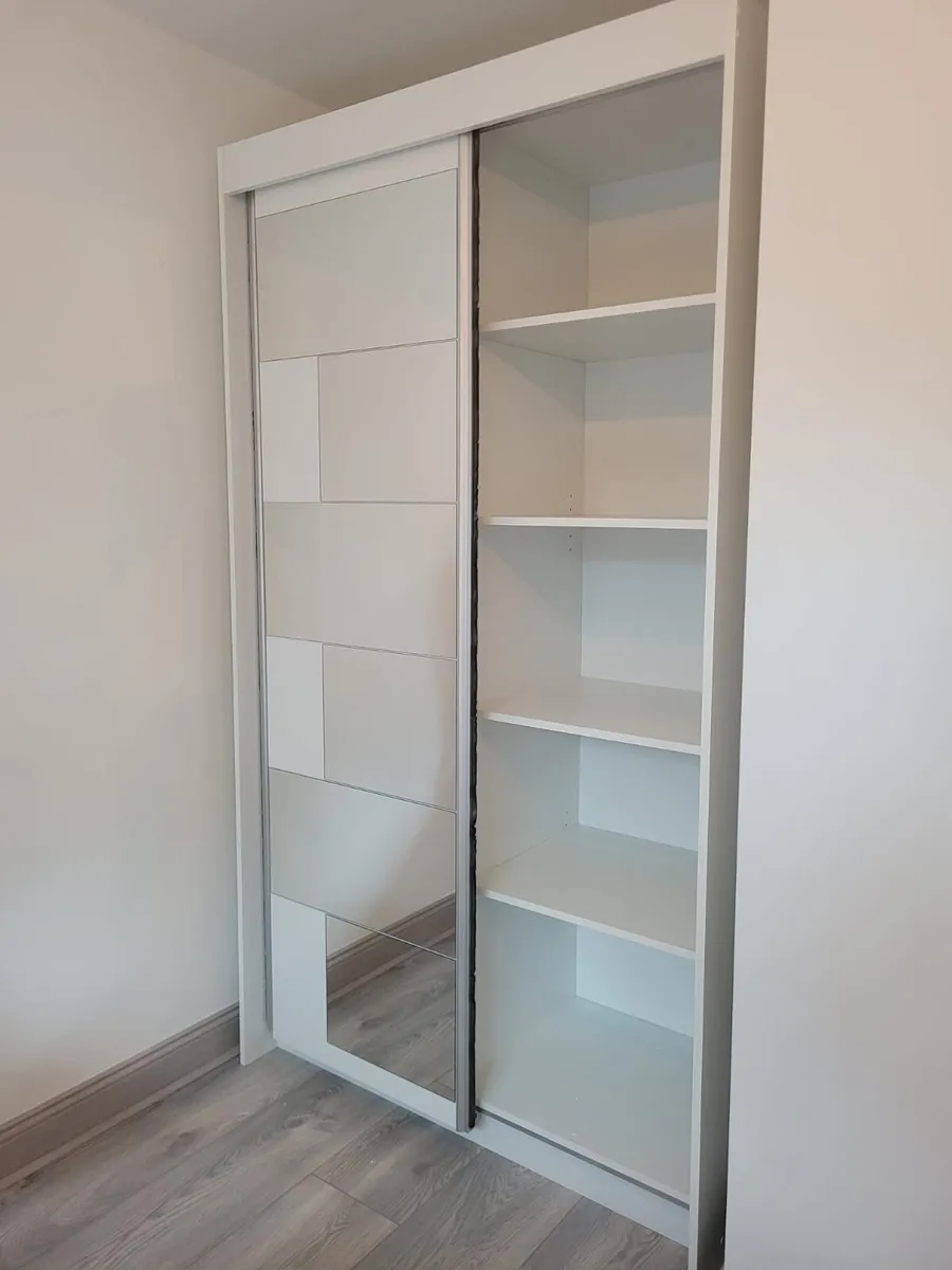 Wardrobe SHAK 120cm White *FREE DELIVERY - Image 1