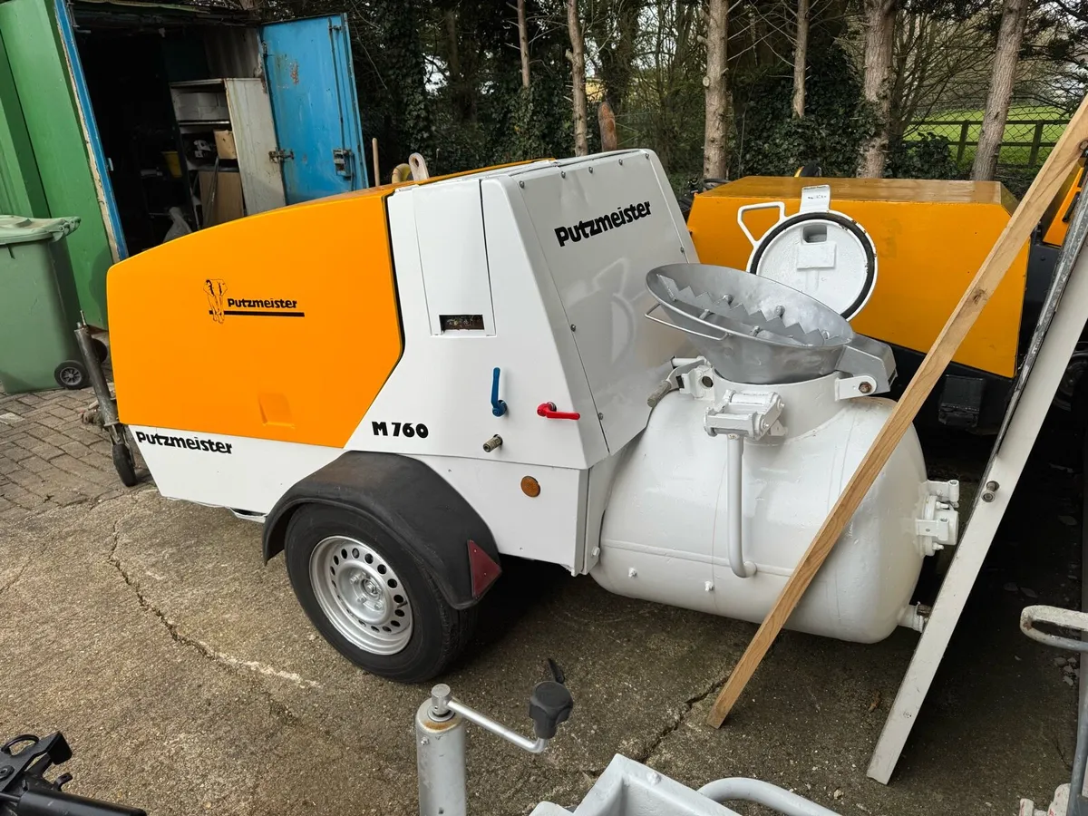 Putzmeister m760 screed pump ,screed pump - Image 2