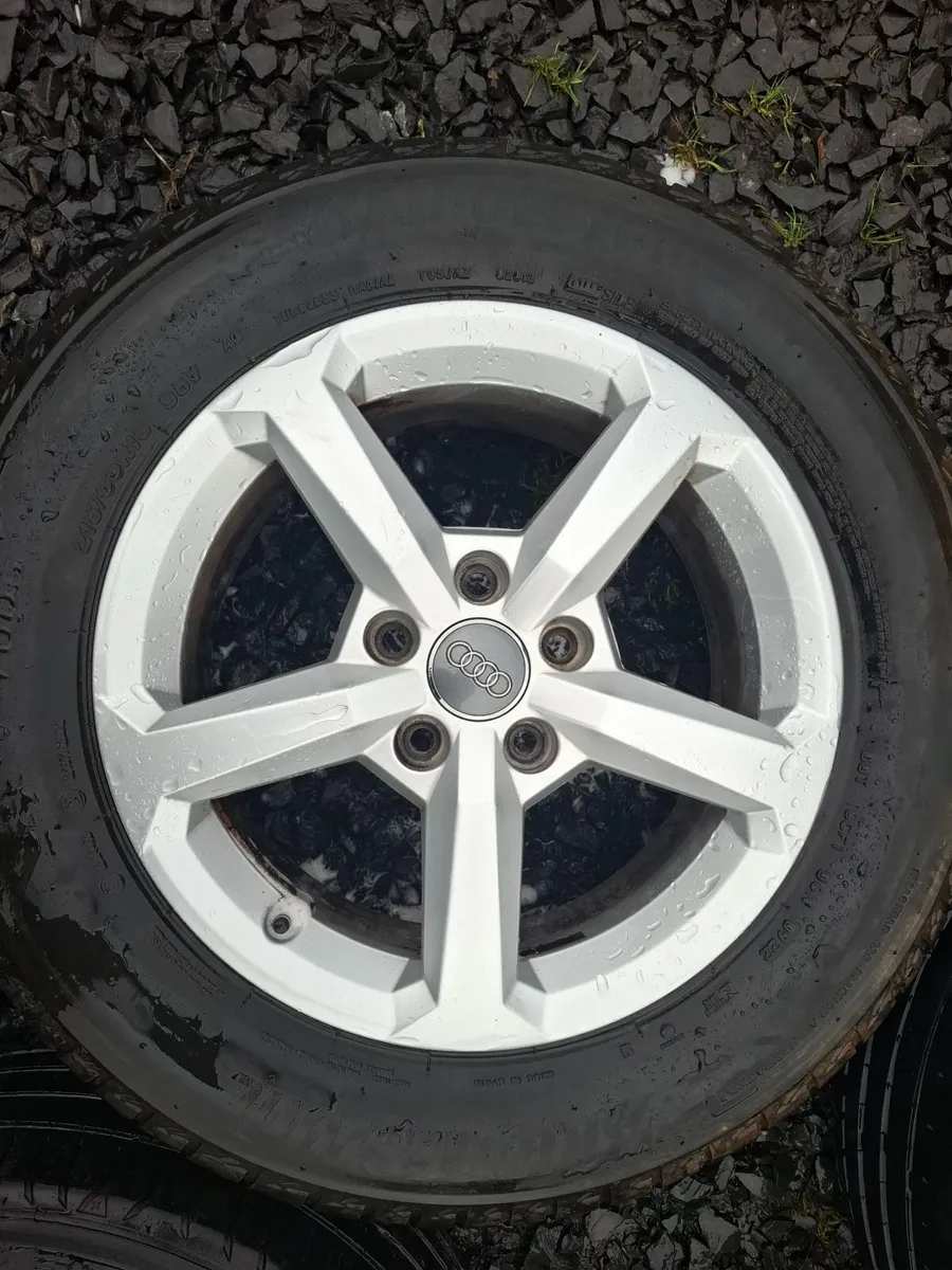 16" Audi,  Vw,  Seat,  Skoda Alloys with tyres - Image 2
