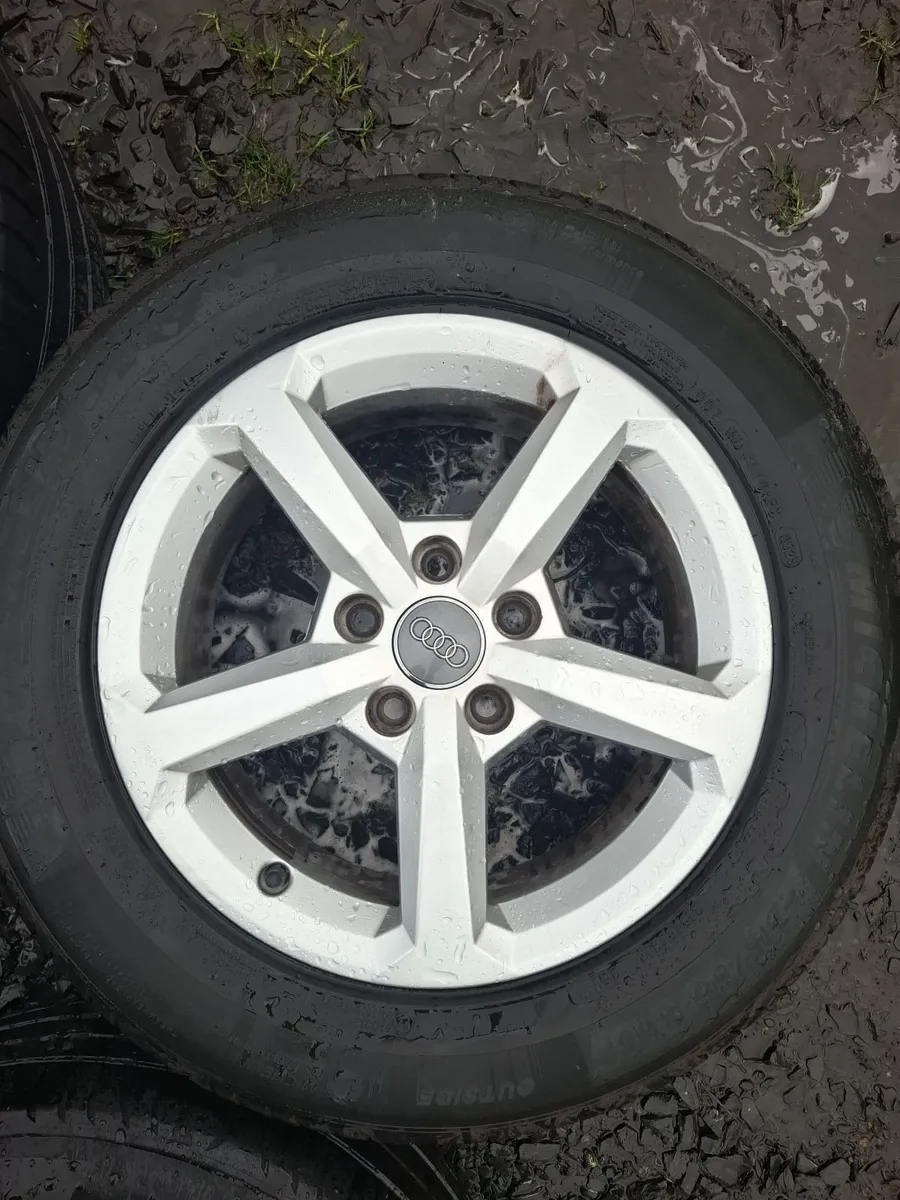 16" Audi,  Vw,  Seat,  Skoda Alloys with tyres - Image 4