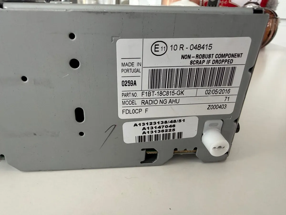 Original Ford Focus 2016 Radio / Head Unit – Fully - Image 4