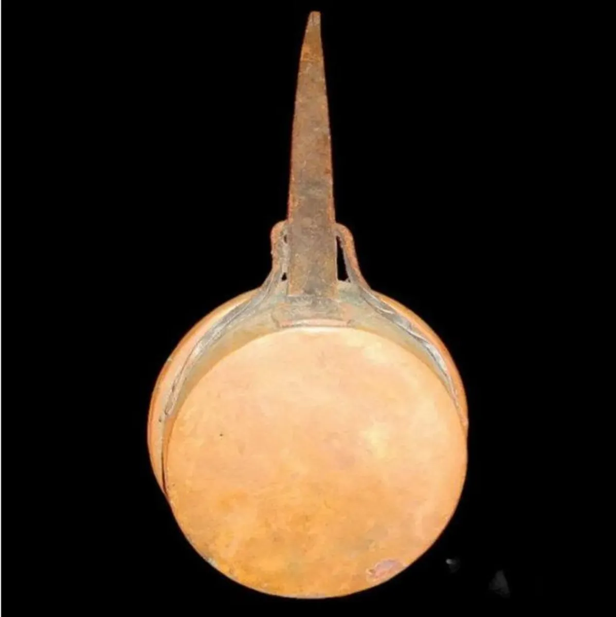 Vintage Brass/Copper Skillet - Image 3