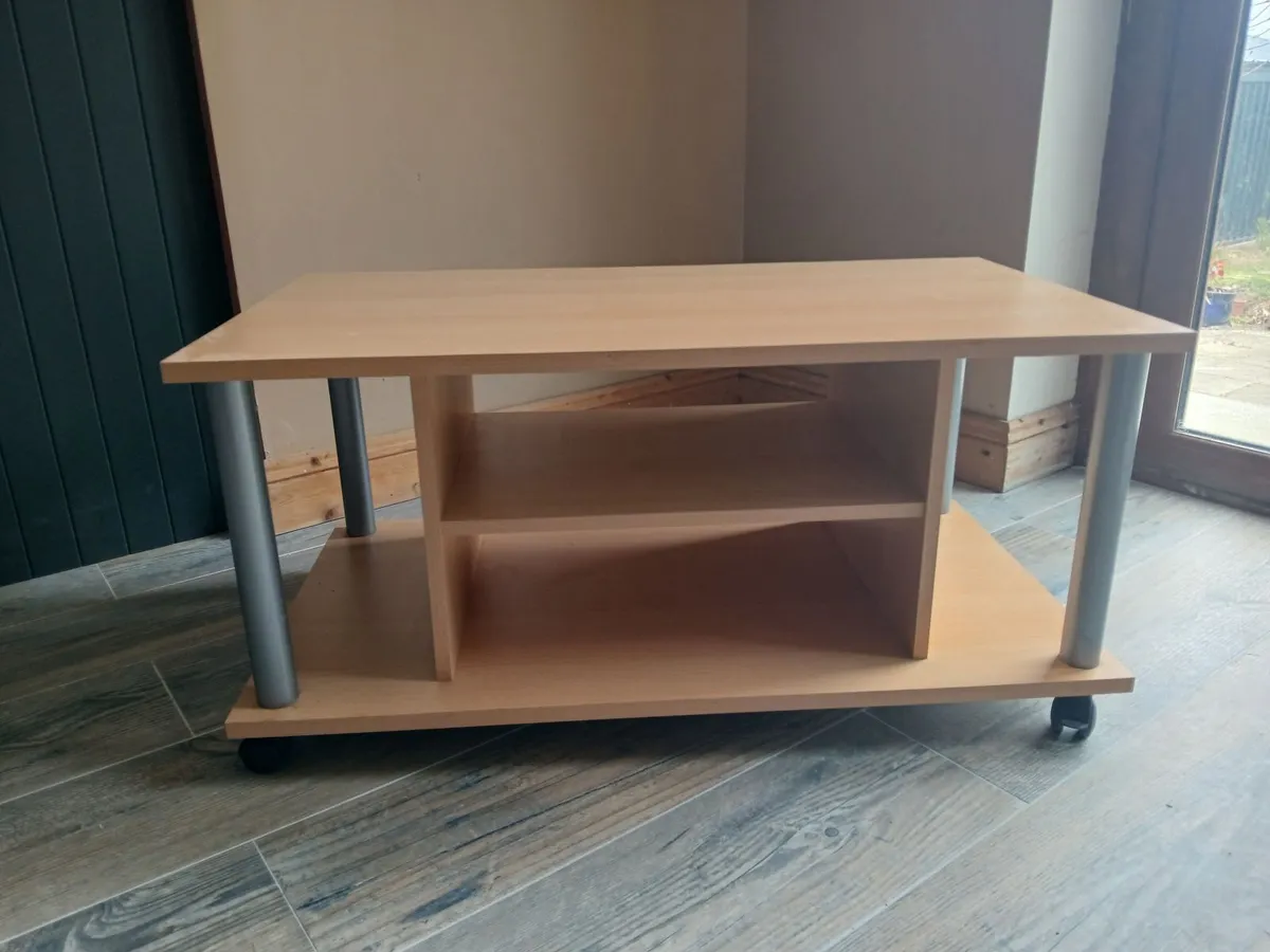 TV stand on wheels - Image 1