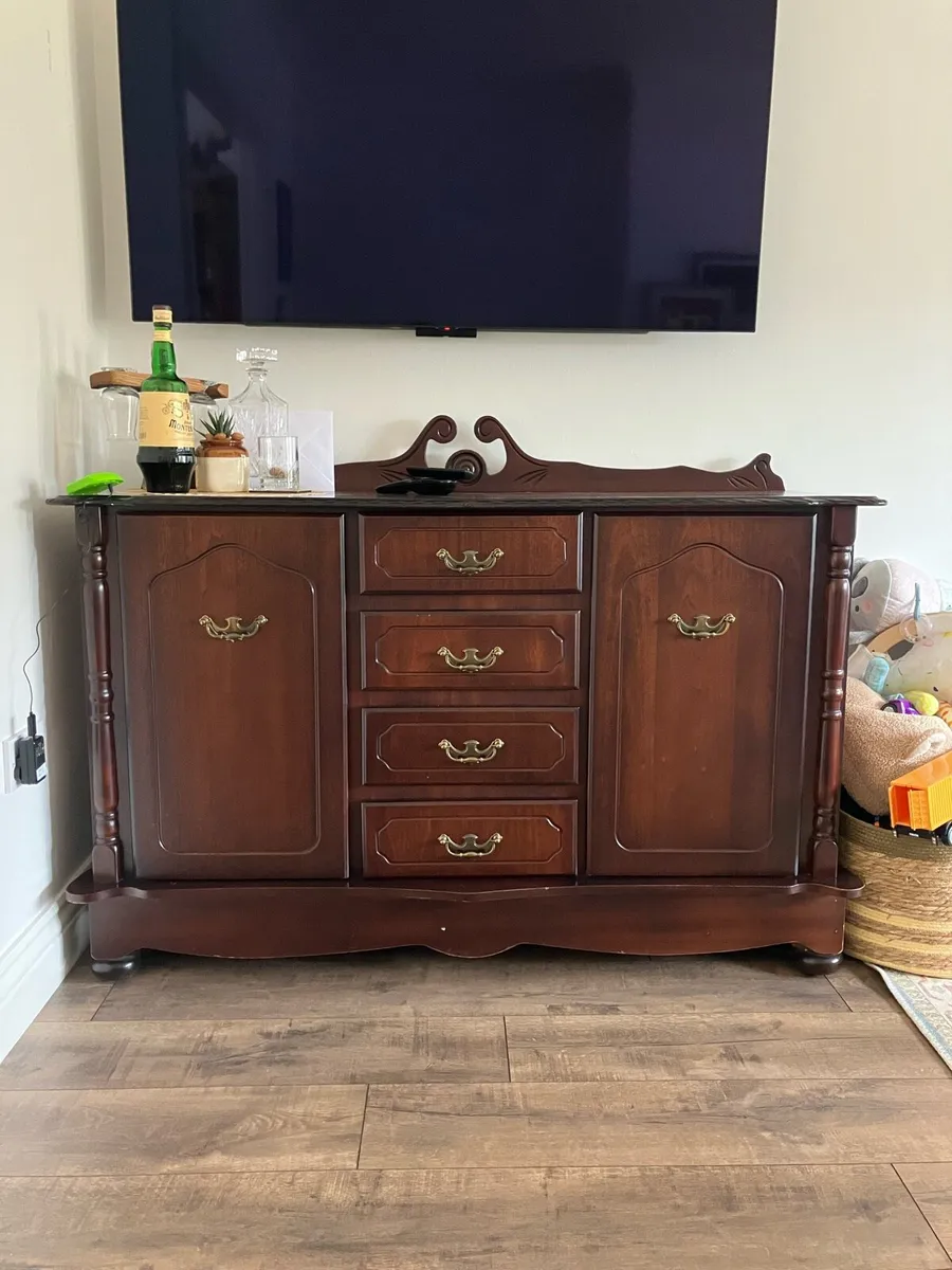 Wooden vintage sideboard - Image 1