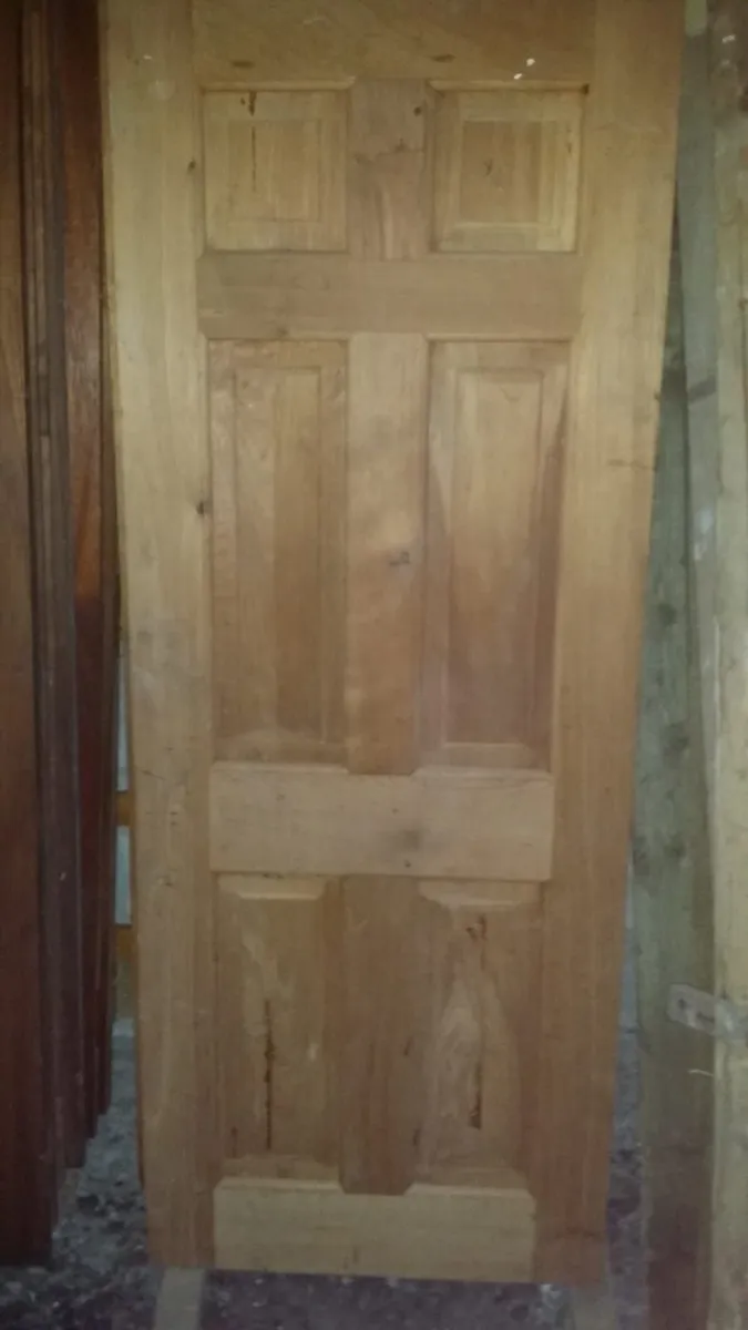 NEW solid teak door 197cm x 77cm