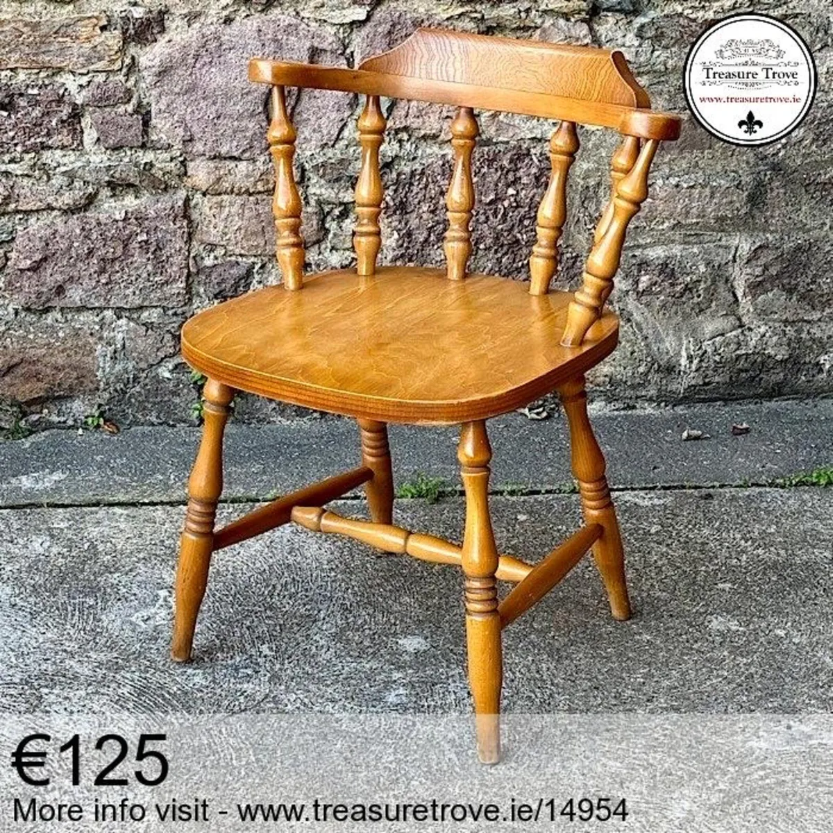 Vintage Antique Armchair Carver Elbow Chair - Image 4