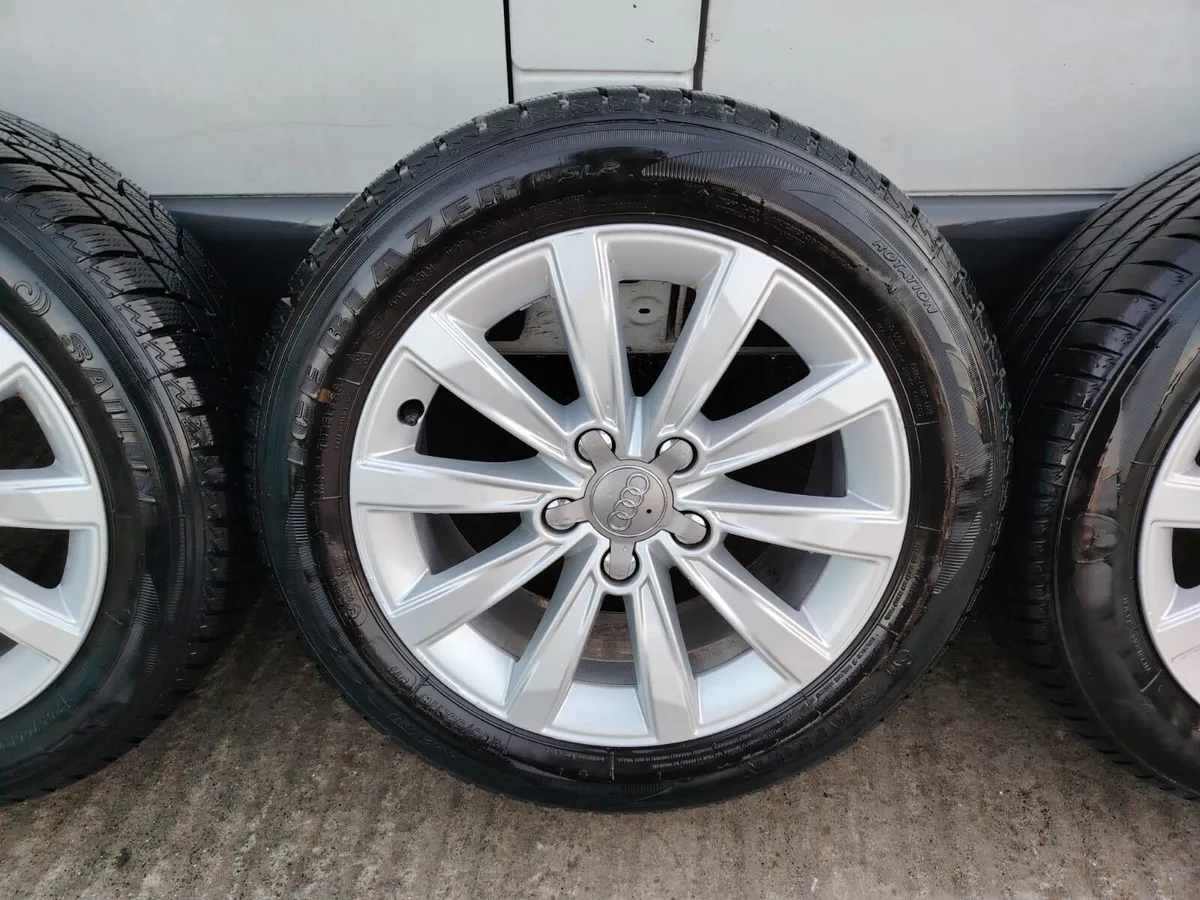 16" Audi alloy wheels, very good tyres - Image 4