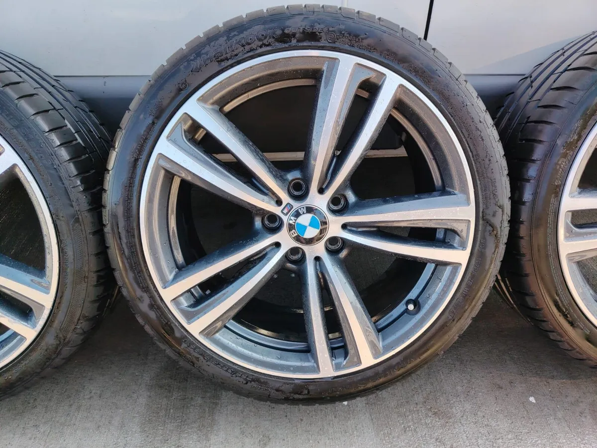 19" BMW 5x120 alloys with nearly new Hankook tyres - Image 4
