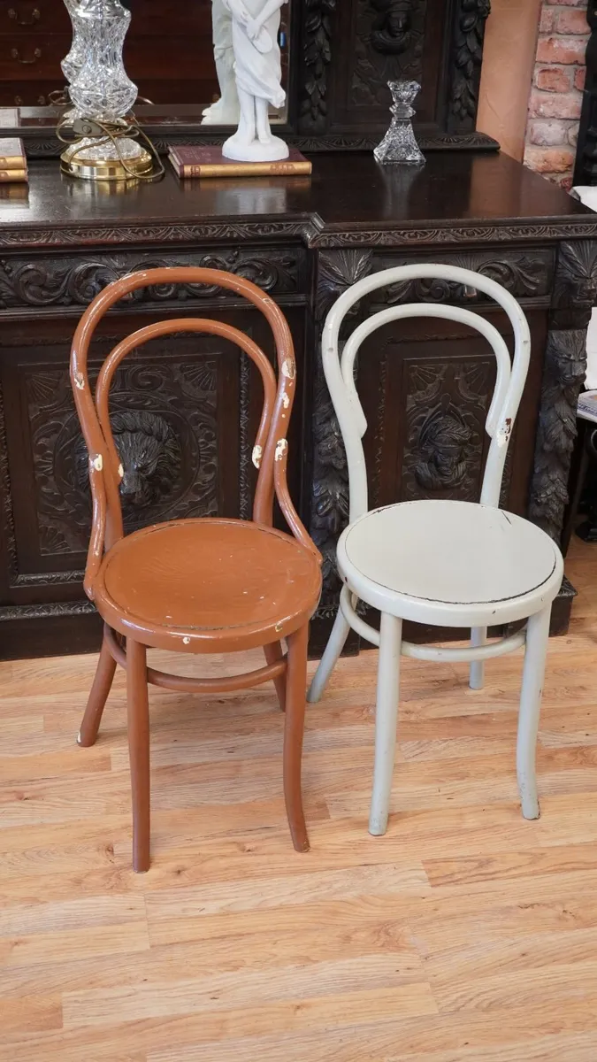 Vintage Bentwood Bistro Chairs - Image 2