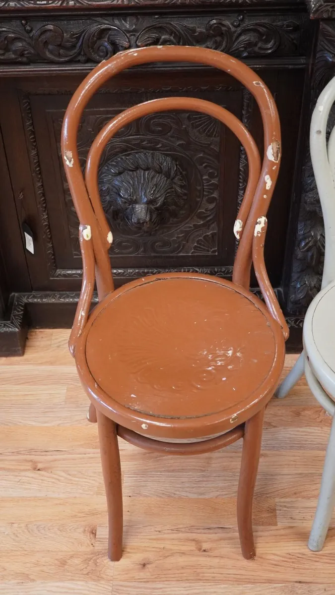 Vintage Bentwood Bistro Chairs - Image 3