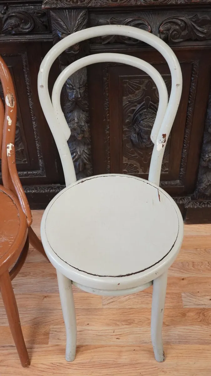 Vintage Bentwood Bistro Chairs - Image 4