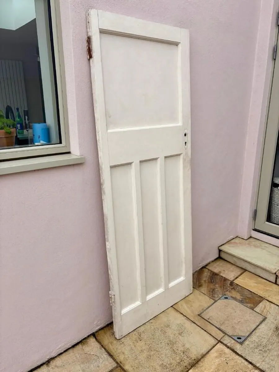 1940s Hardwood Doors, Original, Handcrafted - Image 3