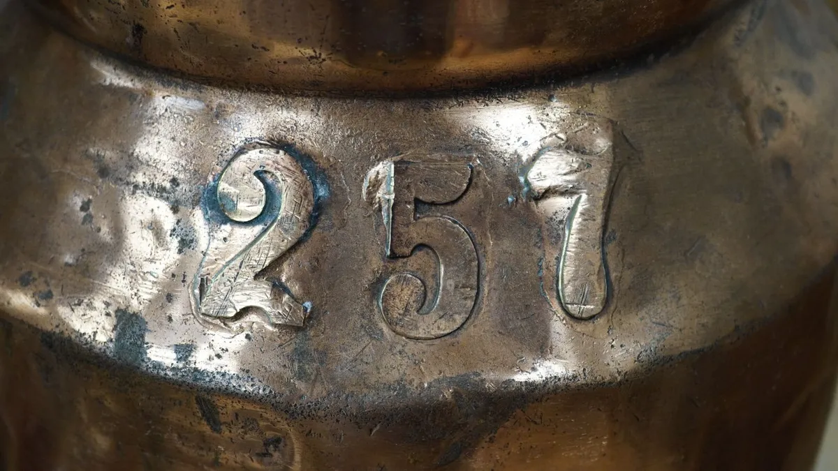 French Copper Milk Churn - Image 3