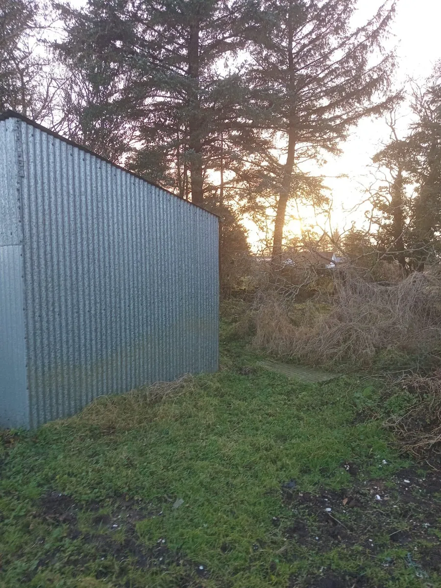 Galvanised sheet shed - Image 1