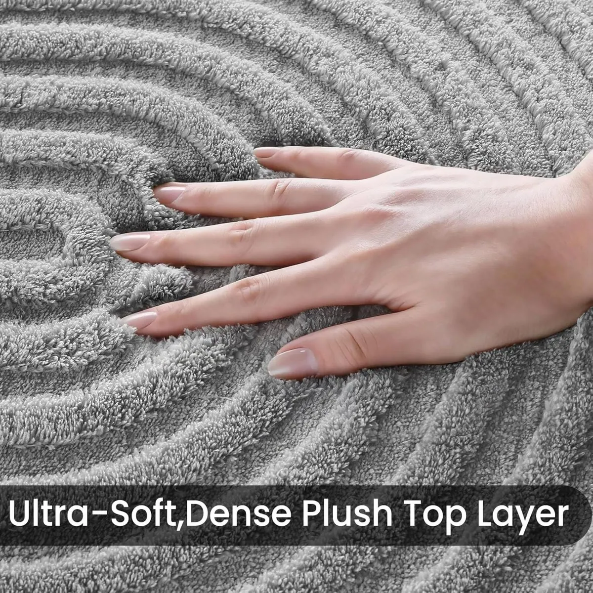 Rugs Living Room 240x300cm 3D Grey Area for - Image 3