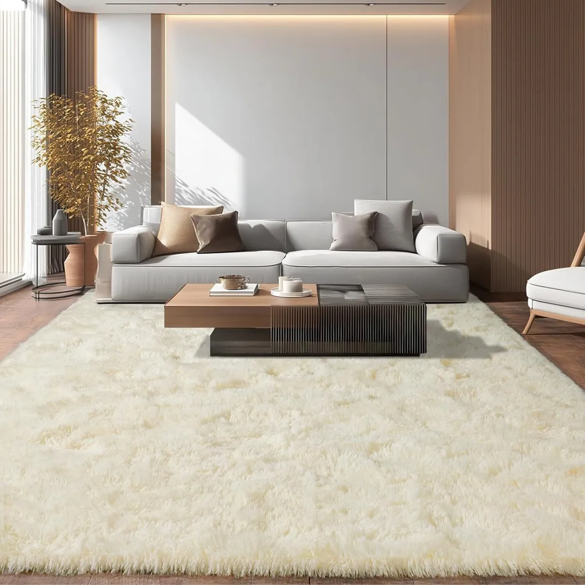 Large Rugs for Living Room 200x300 cm - Fluffy - Image 1