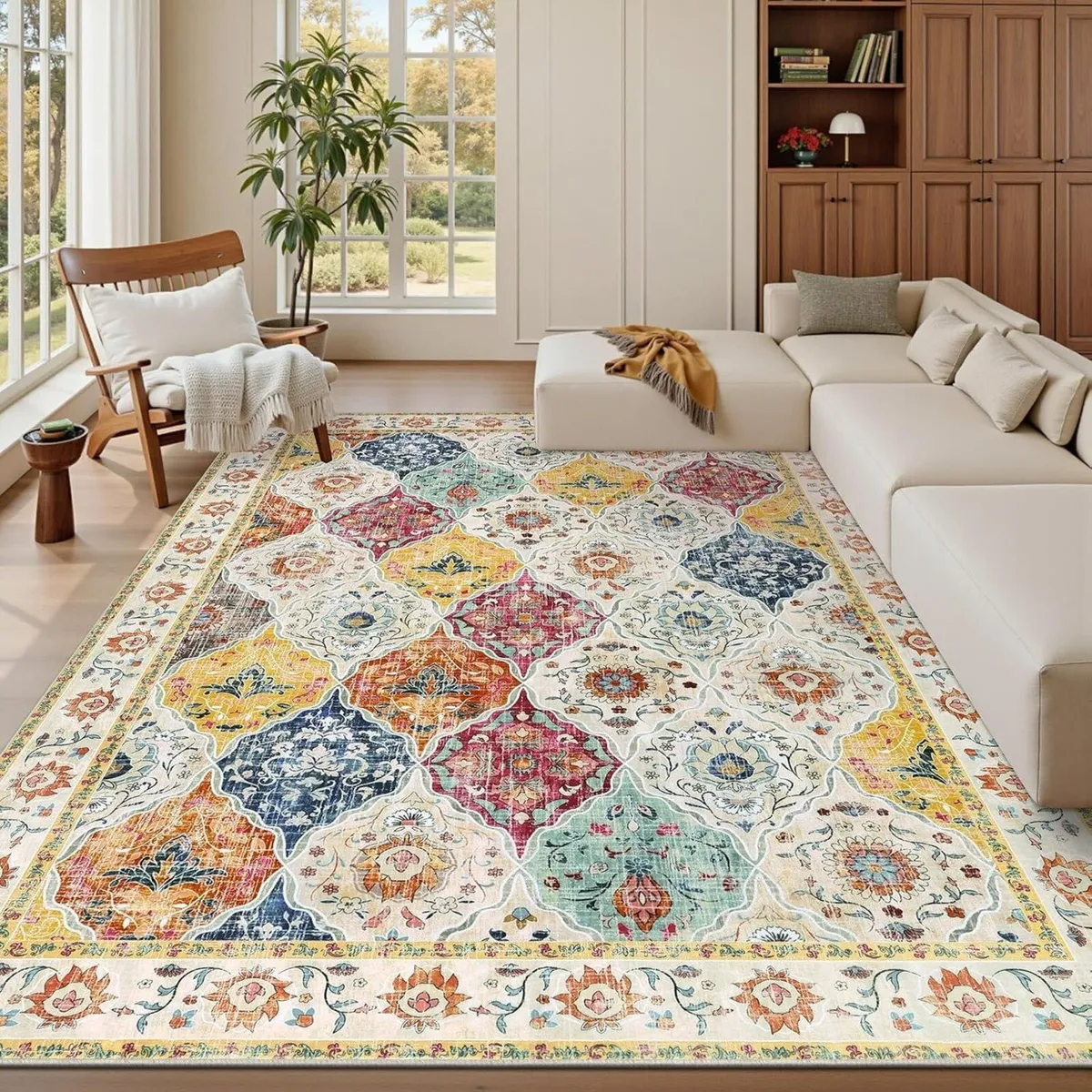 Large Rugs for Living Room 200x290 cm Moroccan - Image 1