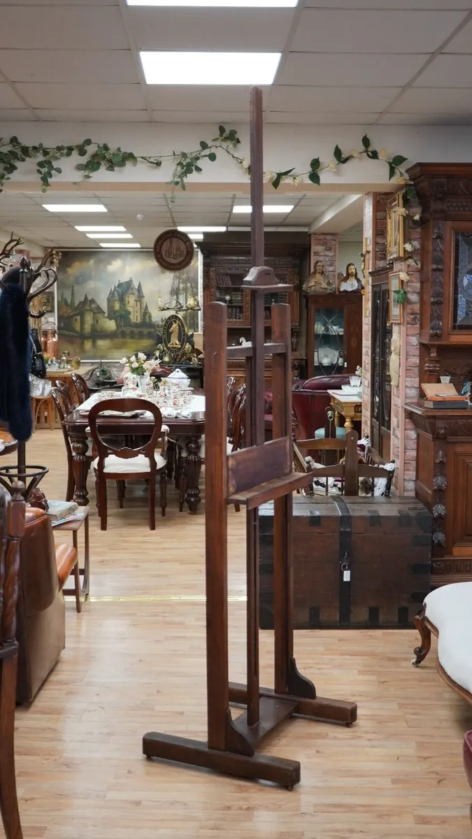 Victorian Solid Oak Studio Easel - Image 2