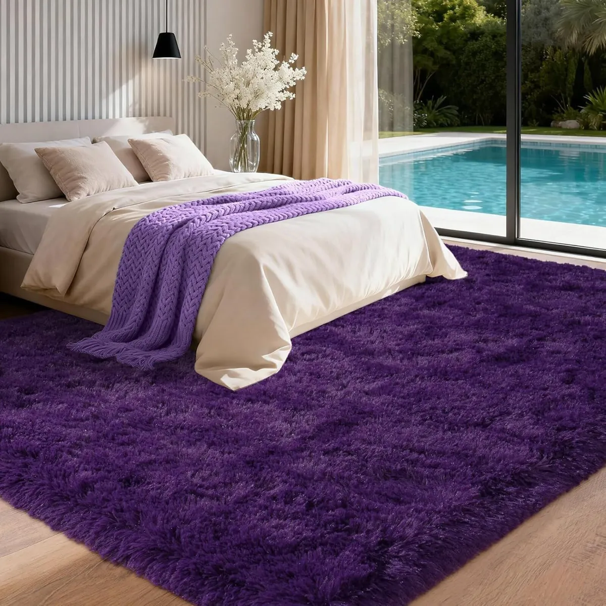 Large Rugs for Living Room 160x230 cm - Fluffy - Image 3