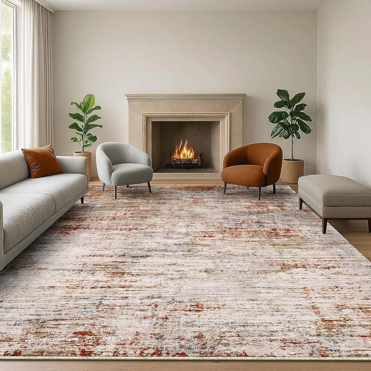 Living Room Rug 160x230 cm Large Non-Slip - Image 1